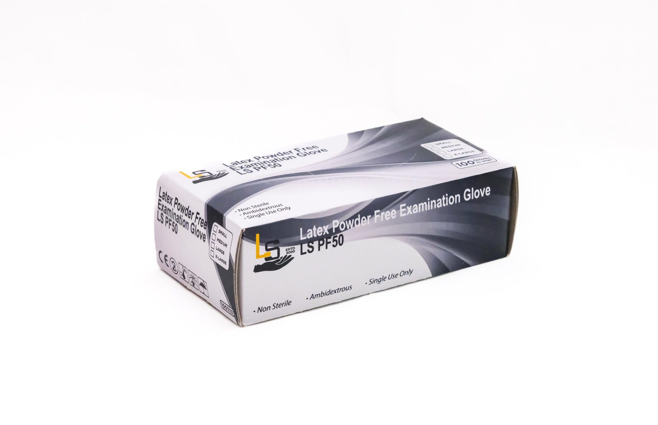 Latex powder free